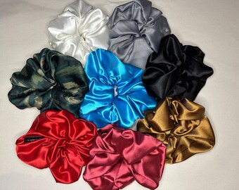XL satin scrunchie, Rachouchou
