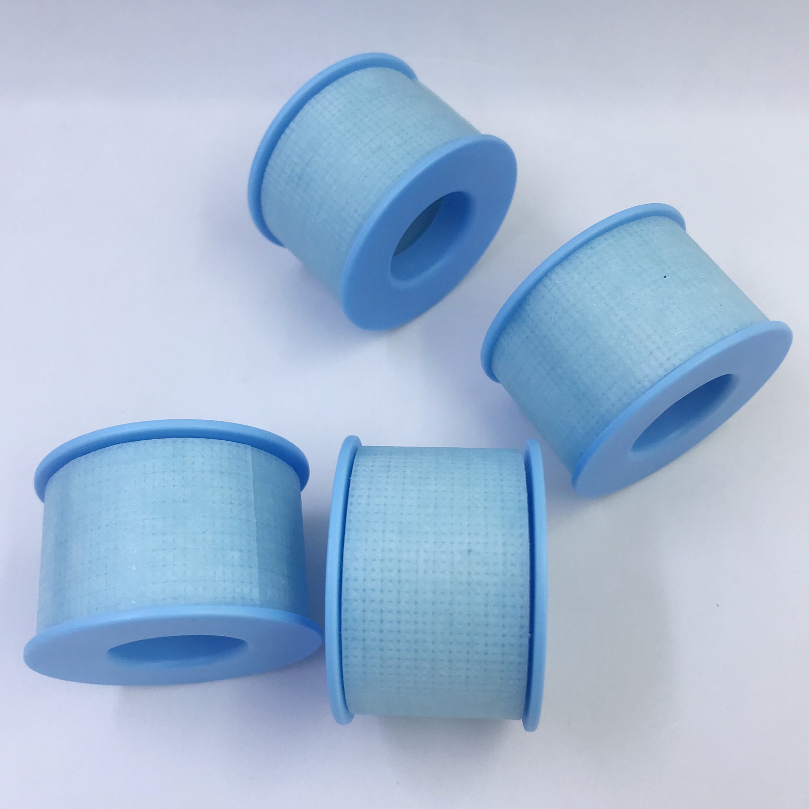 Set of 3 Rolls Medical Silicone Gel Blue Tape eyelash Etsy