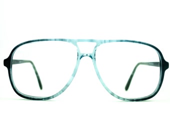 Vintage Aviator Glasses Frames 70's / 80's Smokey Grey Unisex