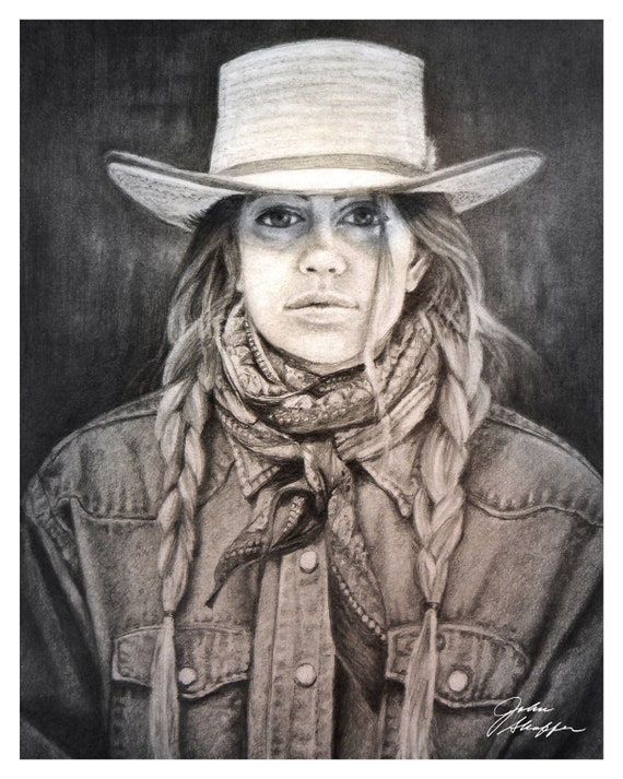 Cowgirl Sketch
