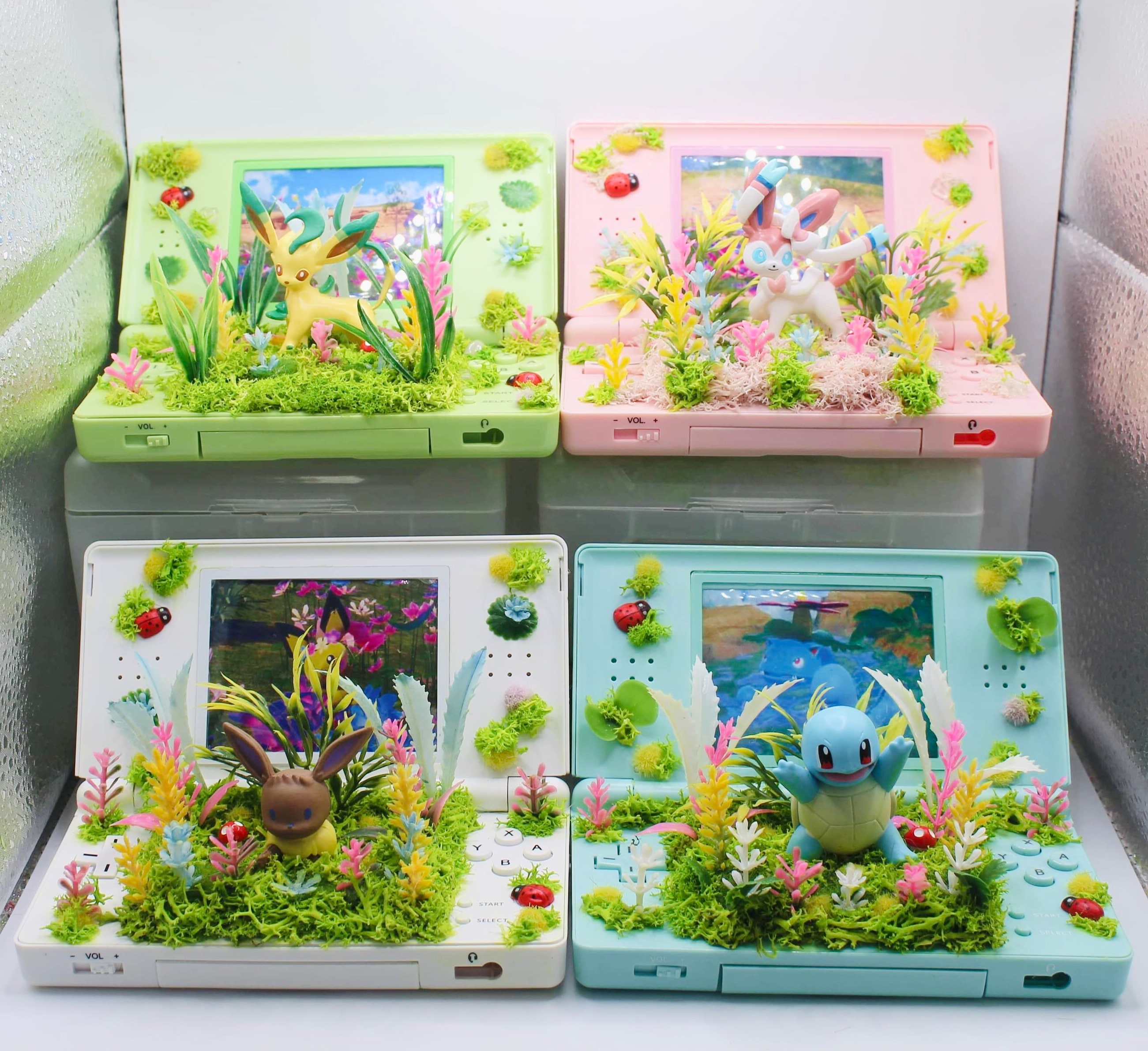 Nymphali Givrali Phyllali Figurines Pack Pokémon
