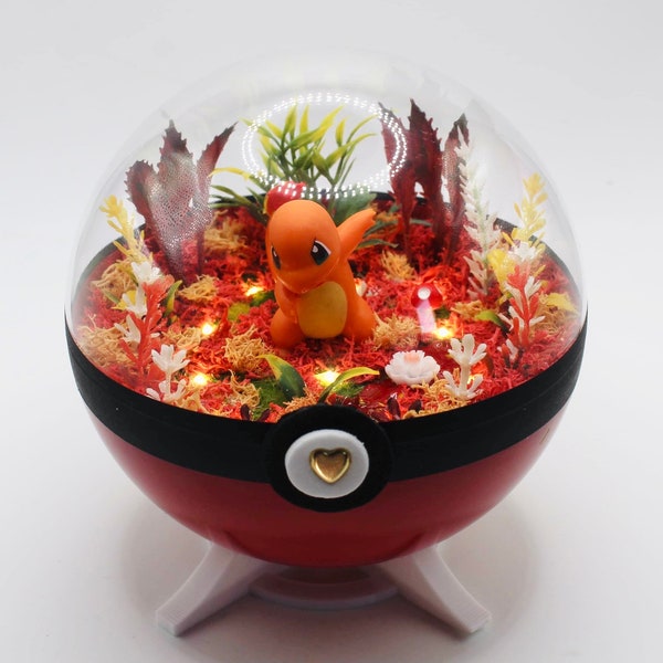 Pokeball terrarium Salamèche / Charmander