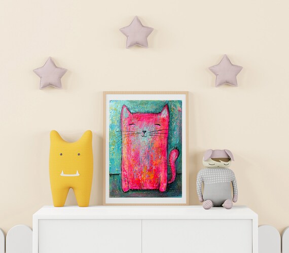 TLIOBLO Peinture Par Numéros Chat – 4 Toiles Encadrées 20x30 Cm, Set Complet Avec Pinceaux Et Peintures, Kit DIY Débutant Adulte Et Enfant