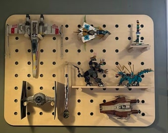 Large Hole Pegboard Organizer- Toy wall