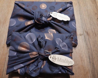 FUROSHIKI, wiederverwendbares Geschenkpapier. Hergestellt in Frankreich