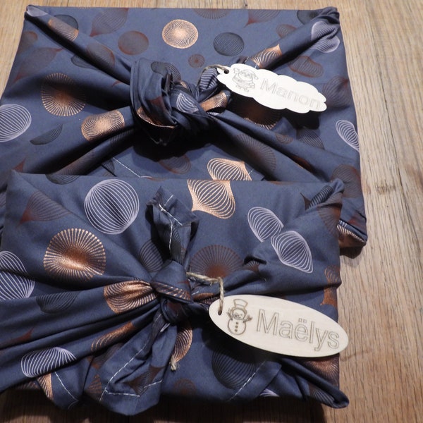 FUROSHIKI, emballage cadeau réutilisable. Confectionné en FRANCE