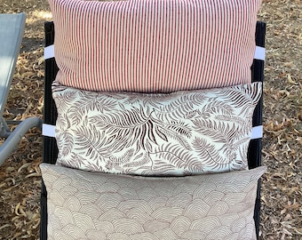 Coussin cale tête pour chaise longue, bain de soleil. Fabrication FRANCAISE.