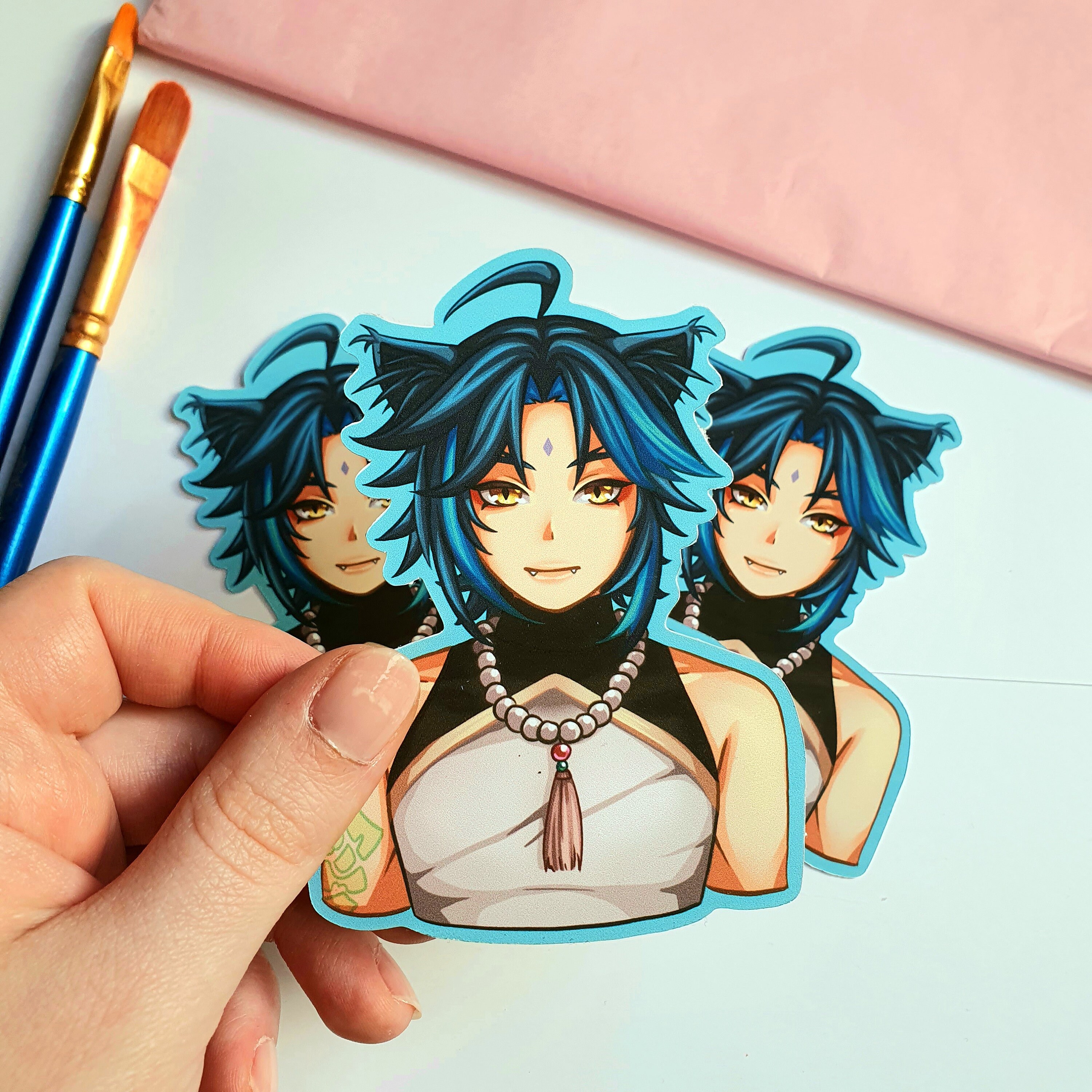 Genshin Impact Yaksha Adeptus Xiao Merchandise Fanart - Etsy