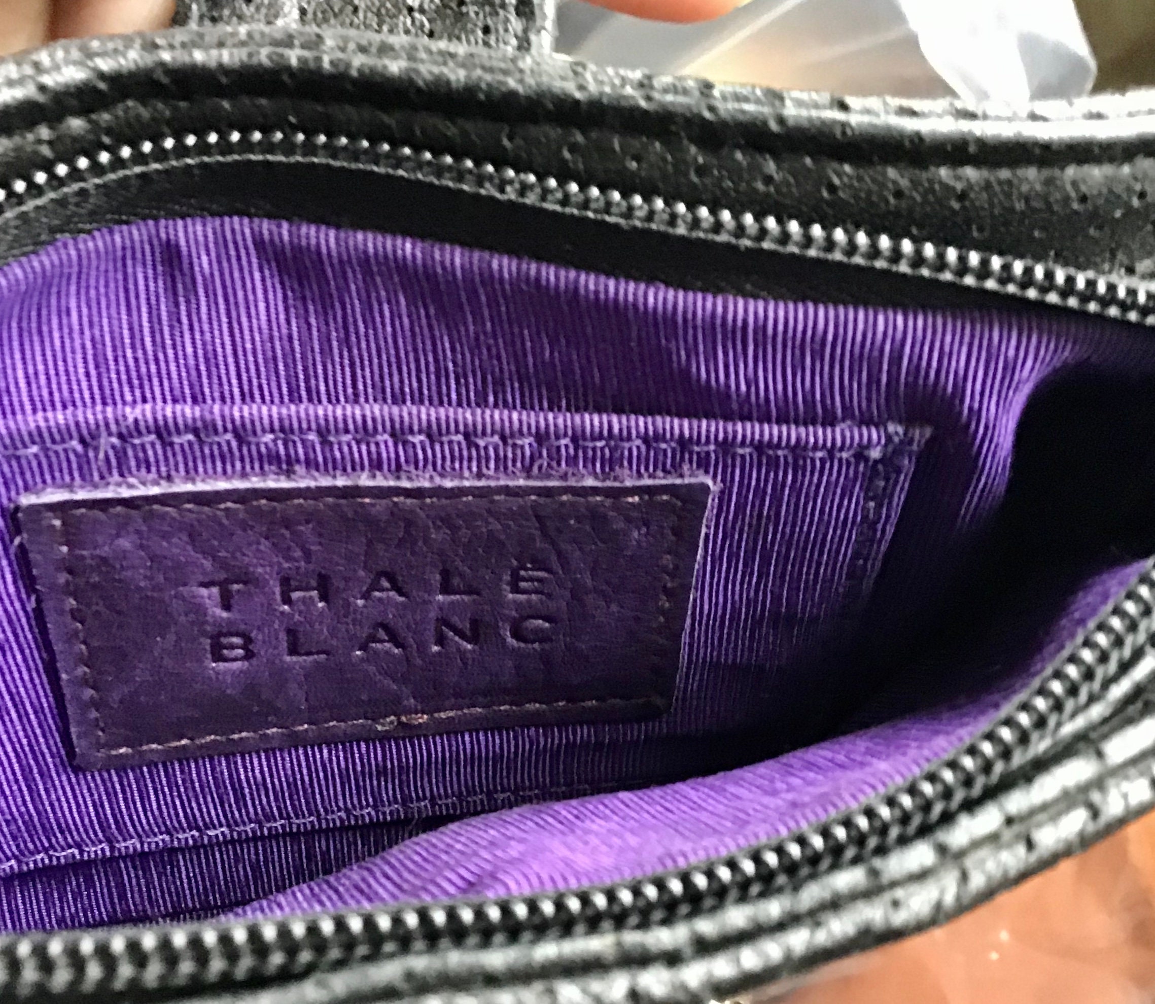 Thale BLANC Mini Bag Three Way Handbag Black Leather Celebrity - Etsy