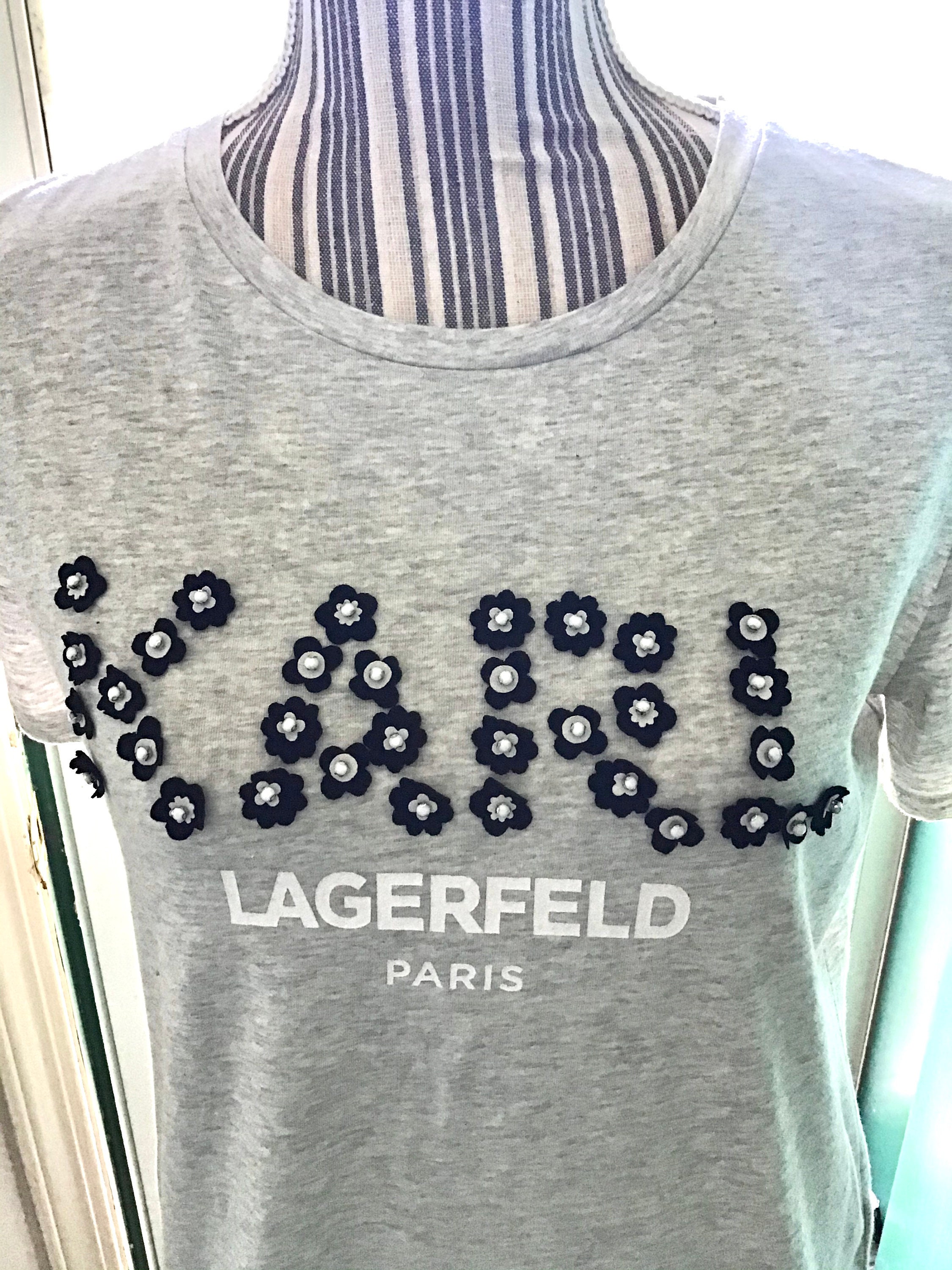 chanel karl lagerfeld t shirt