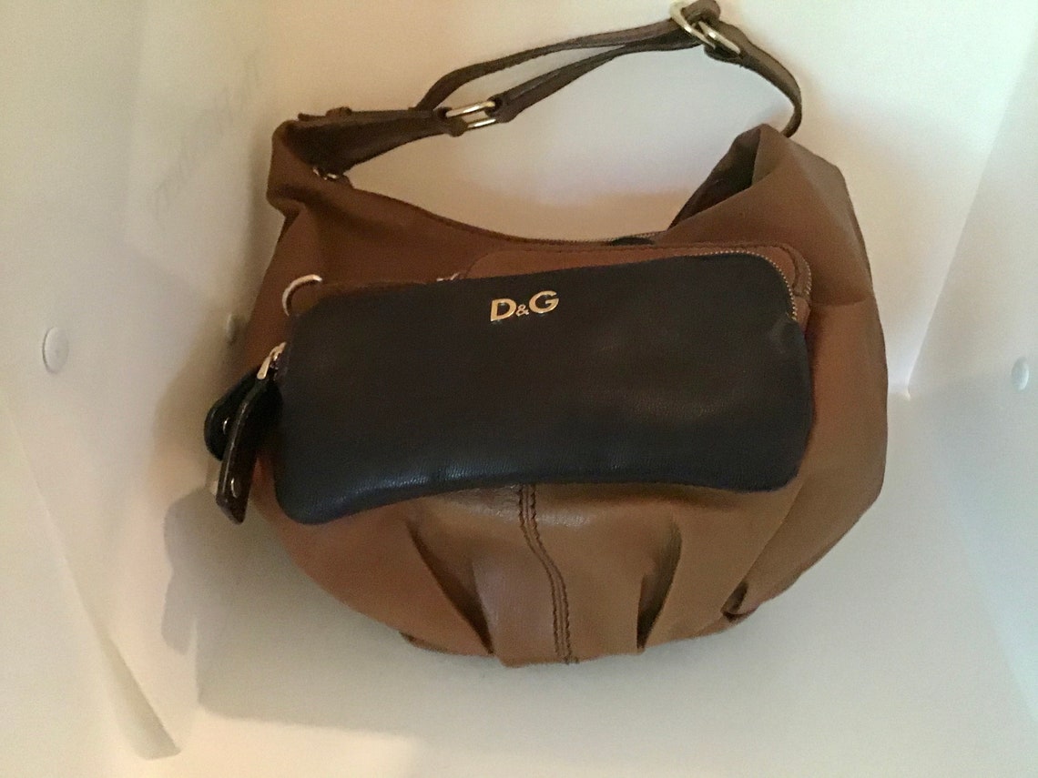 DOLCE GABBANA Handbag Vintage Boho Hobo Bag Multiple Pockets Etsy