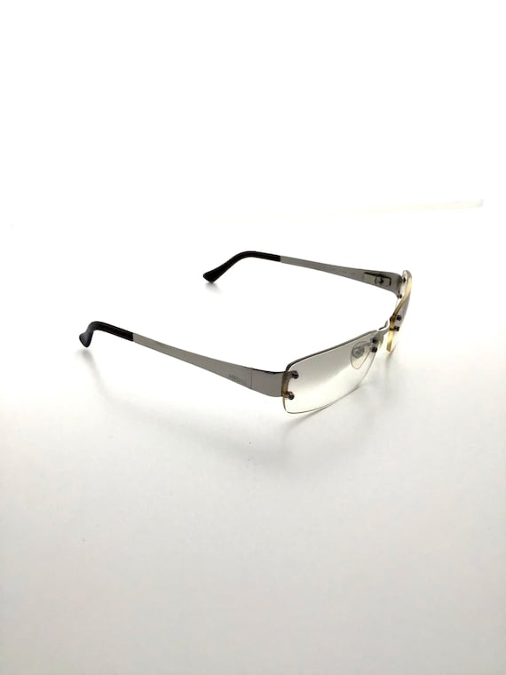 MOSCHINO Rimless Sunglasses Vintage Glasses Frames Si… - Gem