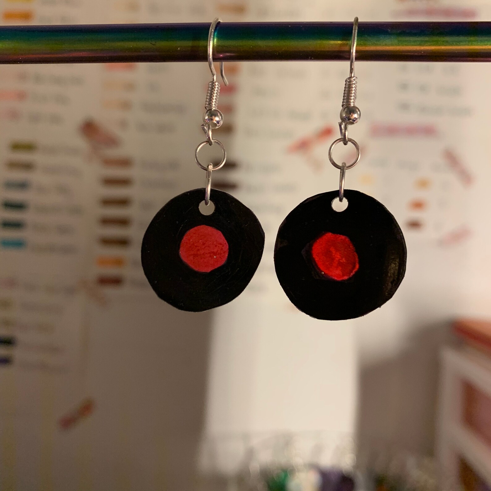 Vinyl Record Earrings Etsy