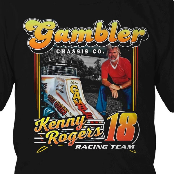 The Gambler - Kenny Rogers Racing Team Shirt