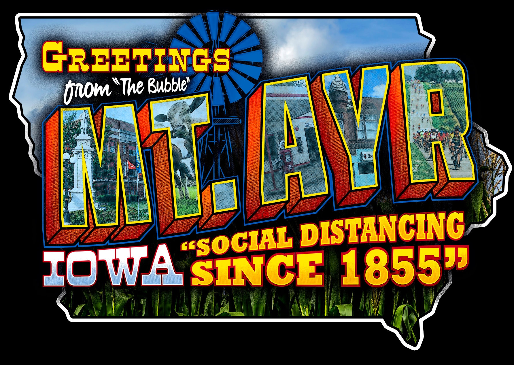Mt. Ayr Iowa Social Distancing Since 1855 Etsy