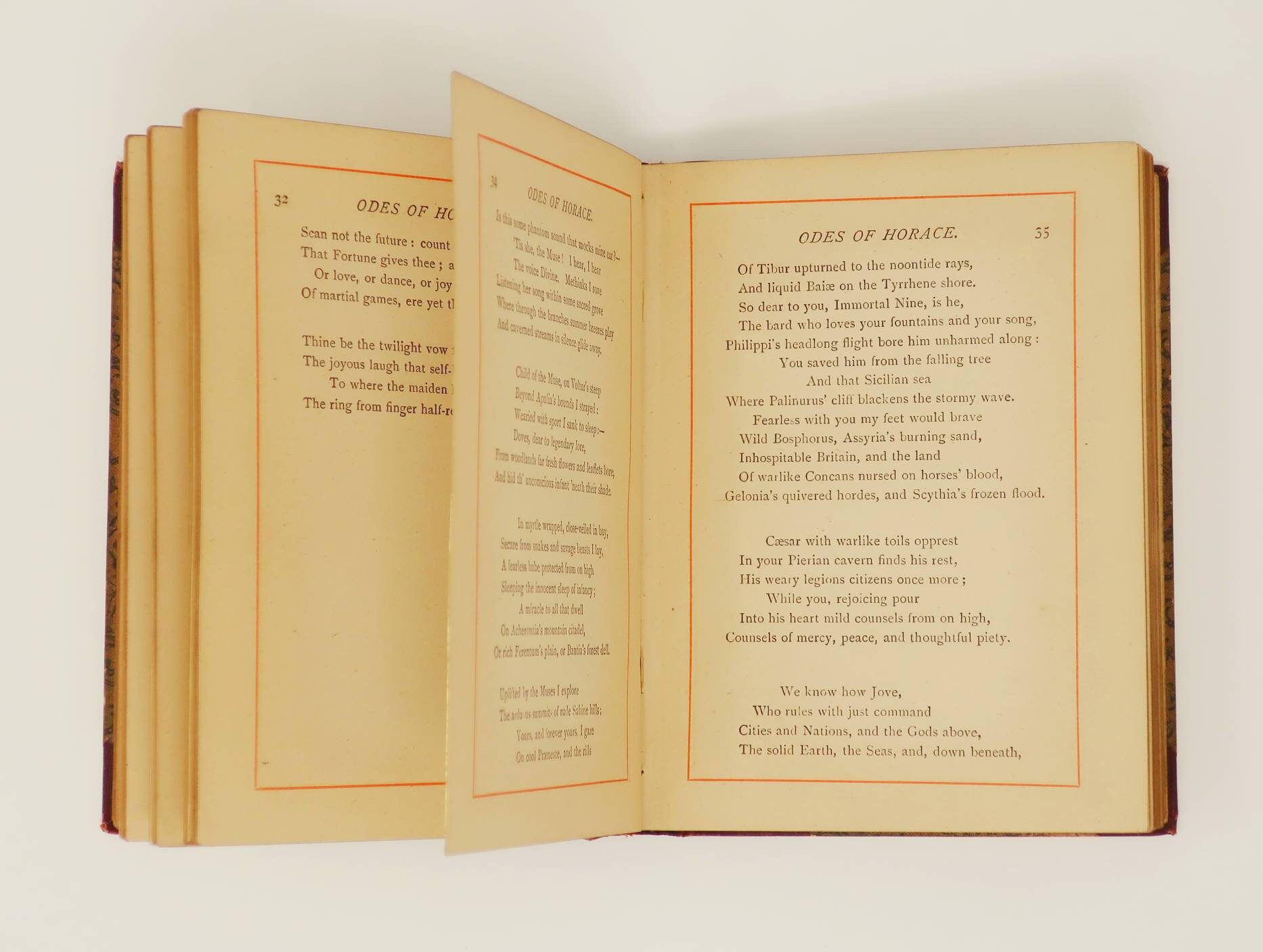 1888 Odes of Horace translated from Latin by Sir Etsy