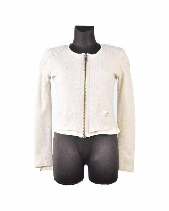 Women's ACNE POP CLAssICs racer aw10 Beige Wool Co