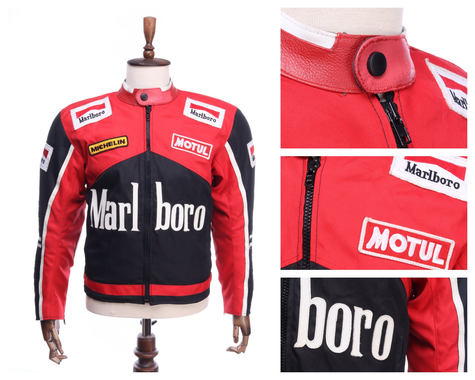 MARLBORO Red Motorcycle Racing Jacket Size M Etsy