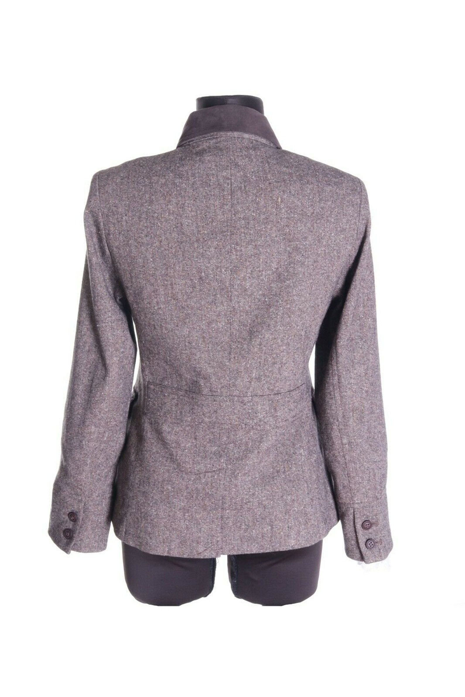 wool blend short coat