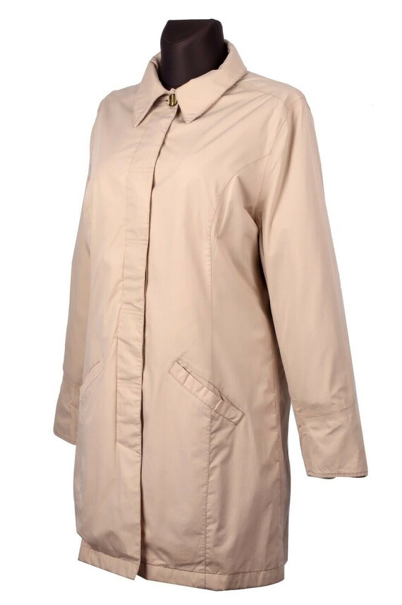 Women's BARBOUR Beige 100% Cotton Waterproof Trenc