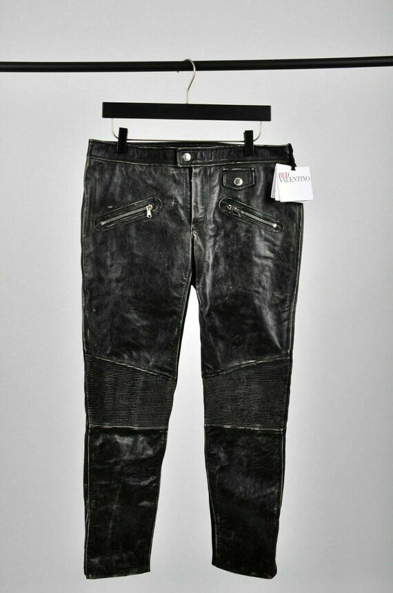 black biker jeans size 42