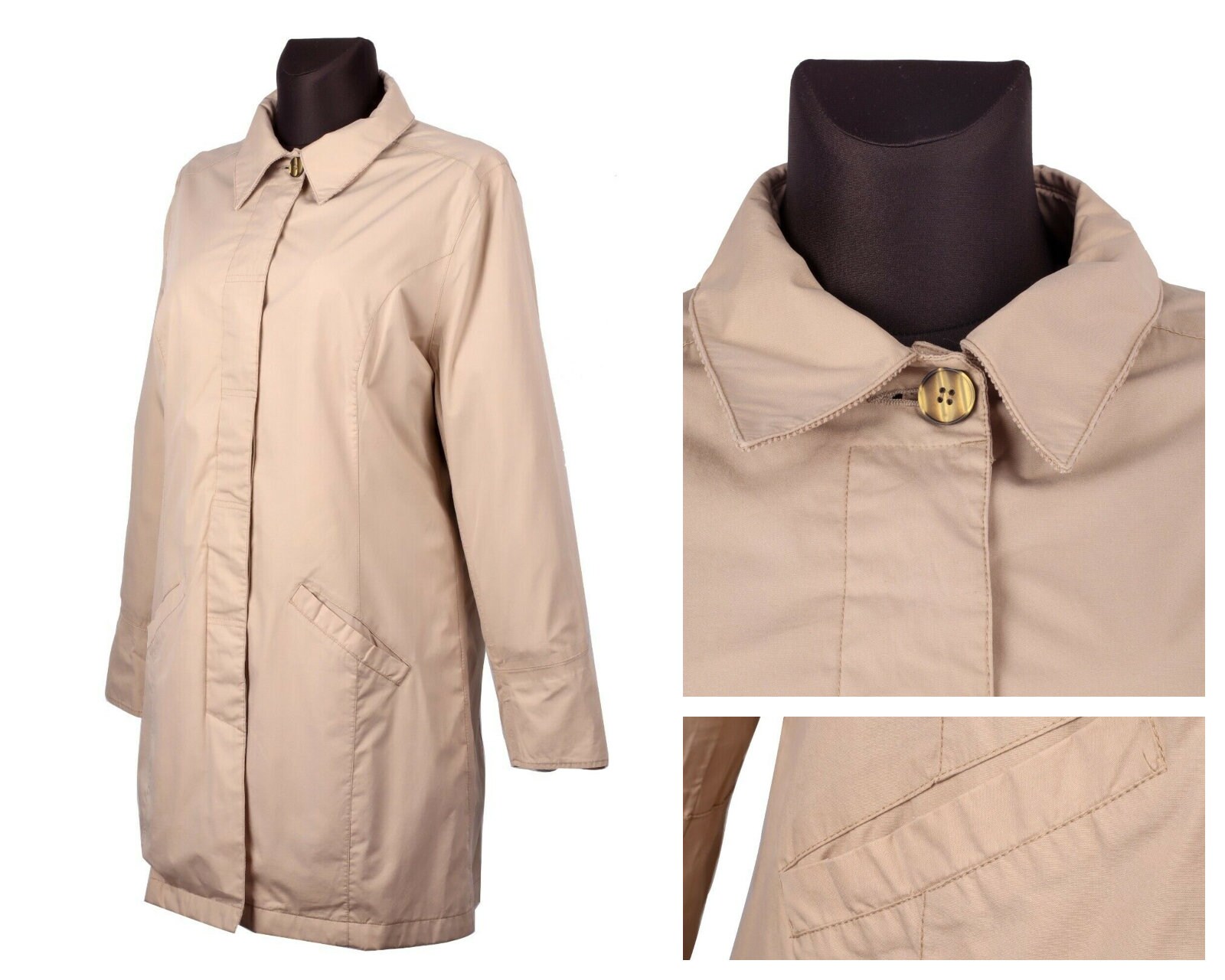 Women's BARBOUR Beige 100 Cotton Waterproof Trench Coat Etsy