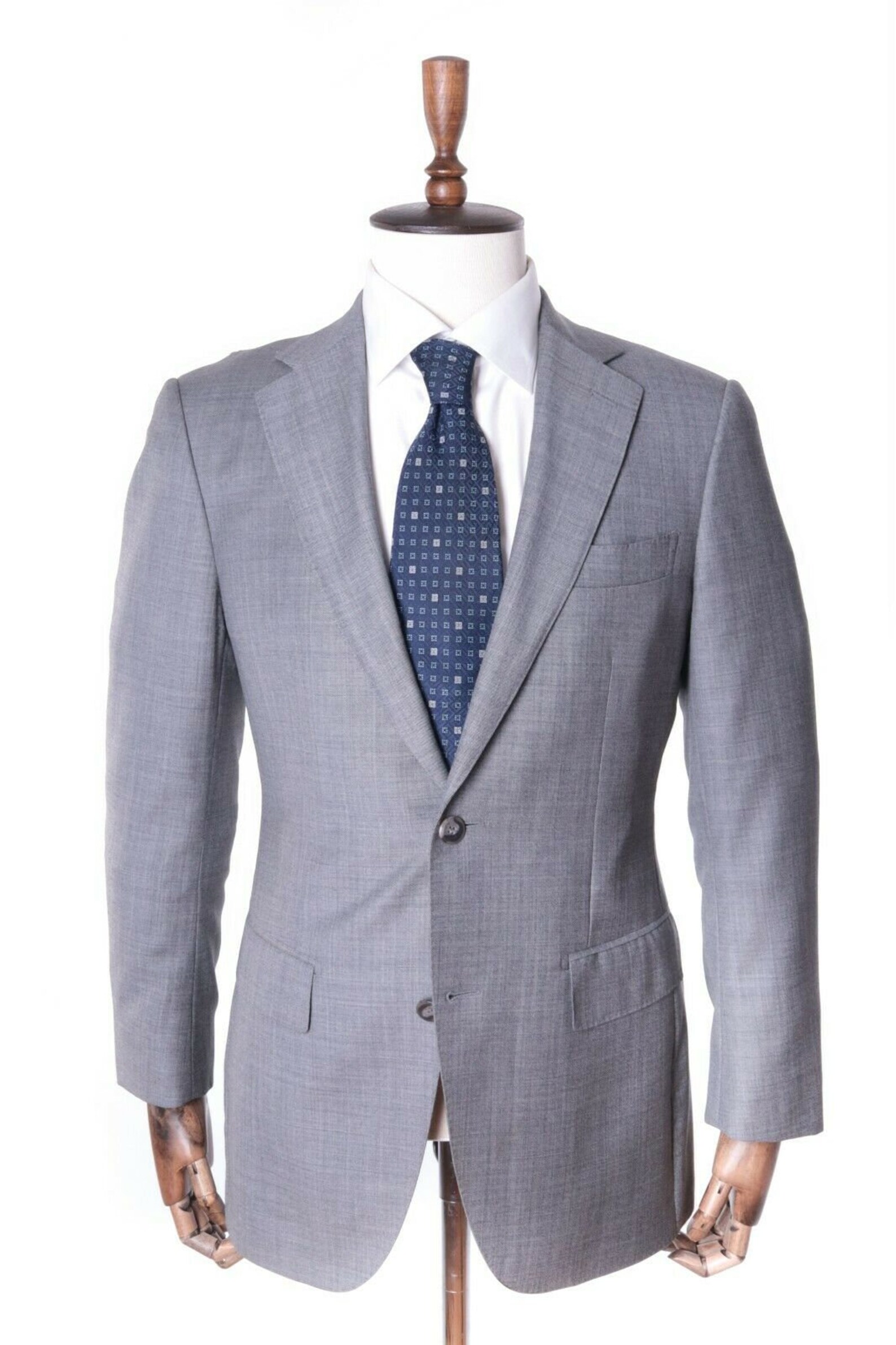 Men's SUITSUPPLY Grey 100% Wool Super 110's Suit | Etsy