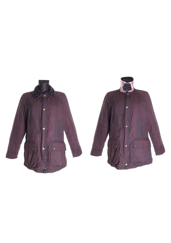 Women's BARBOUR Brown 100% Waxed Cotton LIBERTY BE