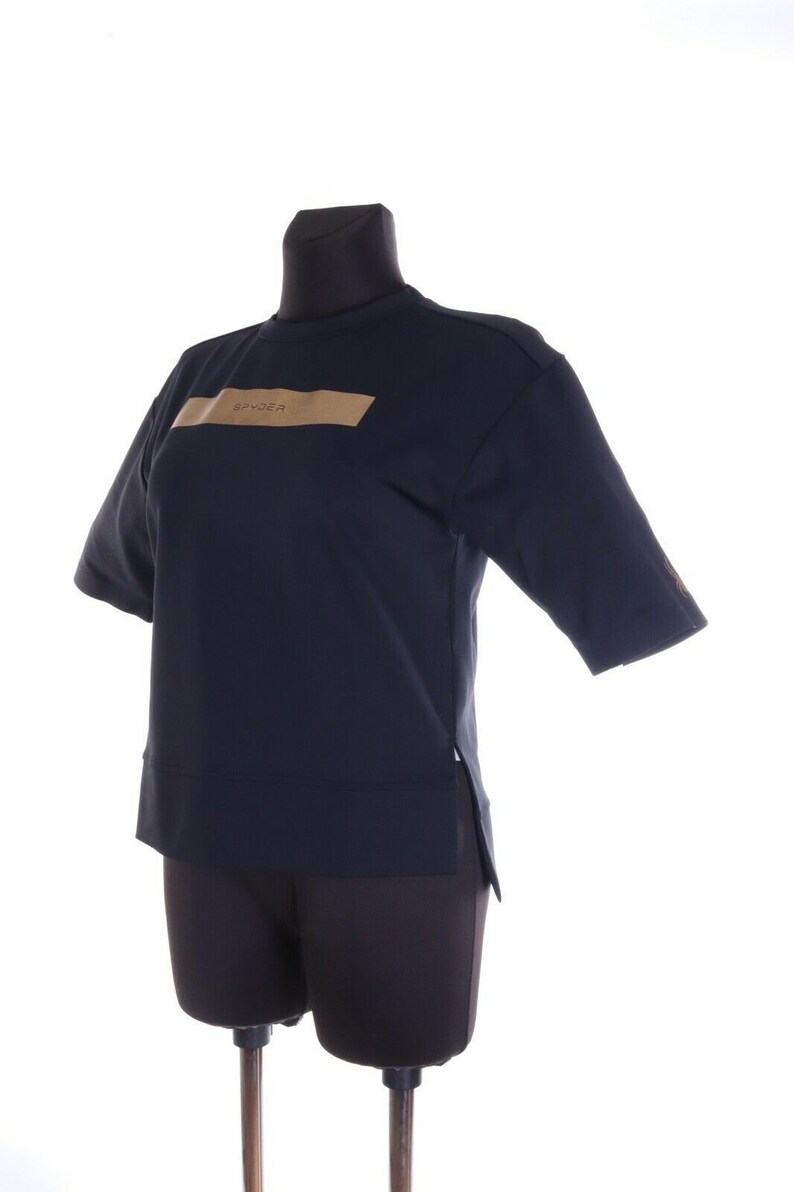 Women/'s SPYDER Black Short Sleeve T-Shirt Size S