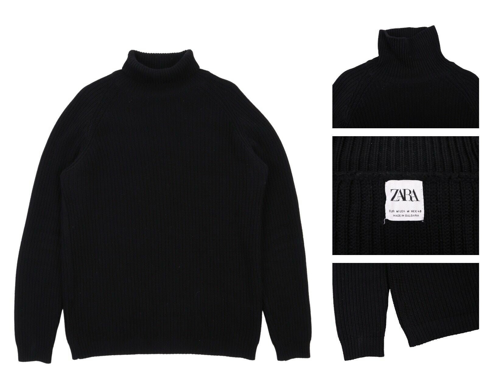 zara black turtleneck mens