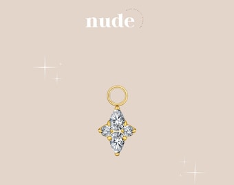 Mestjet - ASTM-F136 Titanium Gold Star Charm for Piercing or Earring