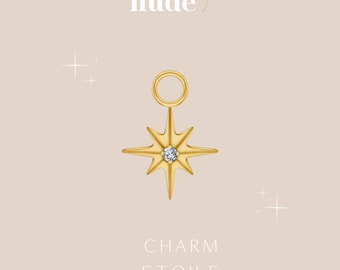 Montou - ASTM-F136 Titanium Star Charm for Piercing or Earring
