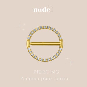 Mafdet - ASTM-F136 Titanium Nipple Piercing - 12mm or 14mm Chest Ring. Hypoallergenic Gauge 14G 1.5mm Stem Thickness