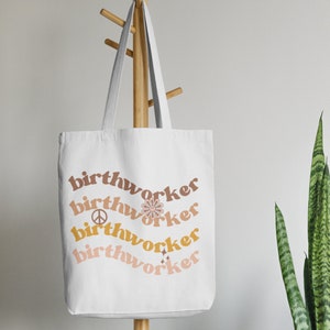 Birthworker Retro Hippie PNG SVG