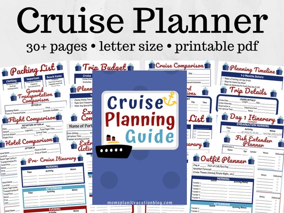 Cruise Planner Printable Cruise Planning Guide Cruise - Etsy