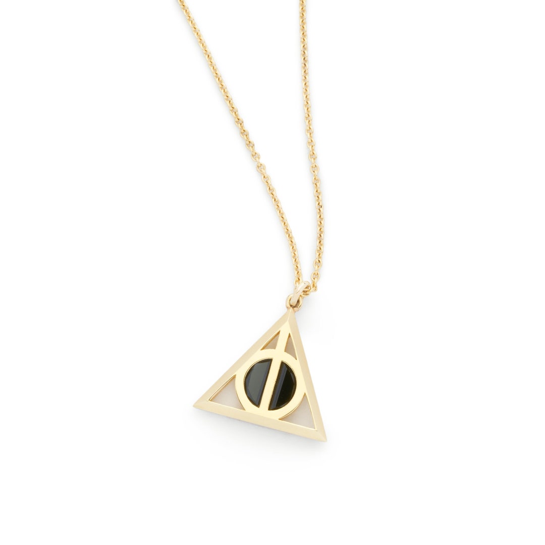Officially Licensed Harry Potter™ 14k Yellow Gold Deathly Hallows