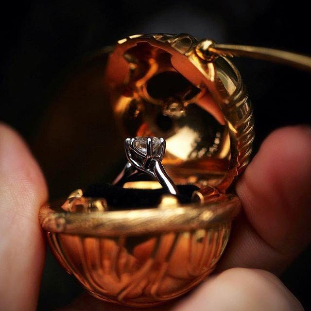 Harry Potter als Ring: Der goldene Schnatz ist perfekt für die