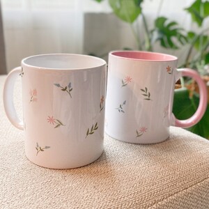 Dainty Floral Mug | Floral Mug | Flower Mug | Dainty Mug | Mug with Flowers | Mug with Dainty Florals | Florals Mug | Cute Floral Mug