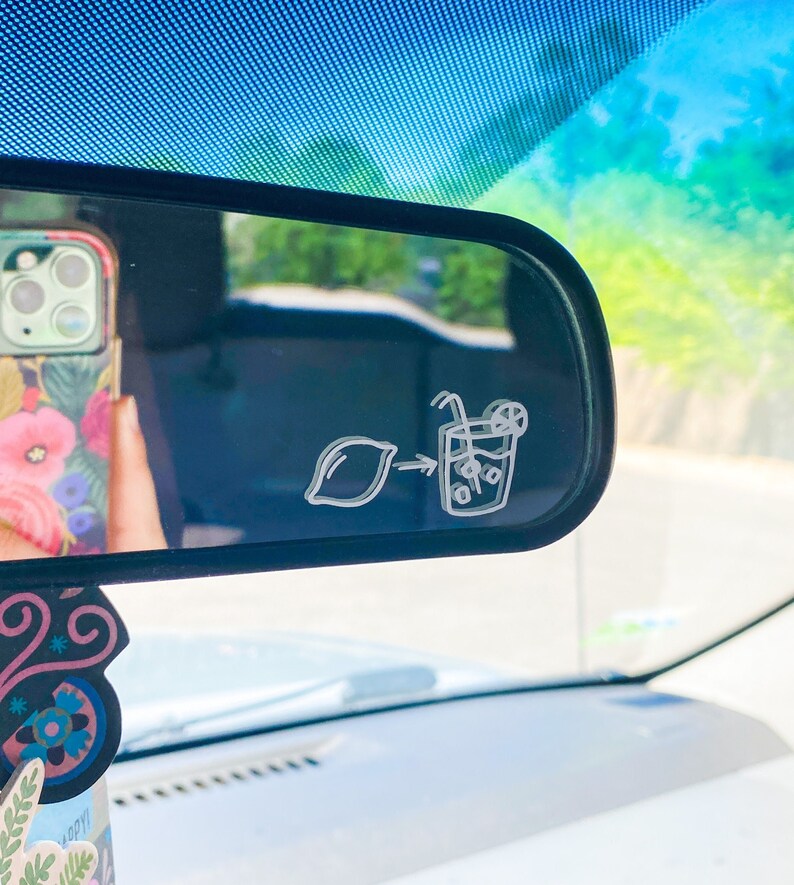 When Life Gives You Lemons Sticker Trendy Car Decal Cute Etsy