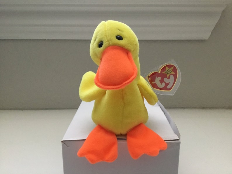 Ty Beanie Baby Quackers the Duck Style 4024 Etsy