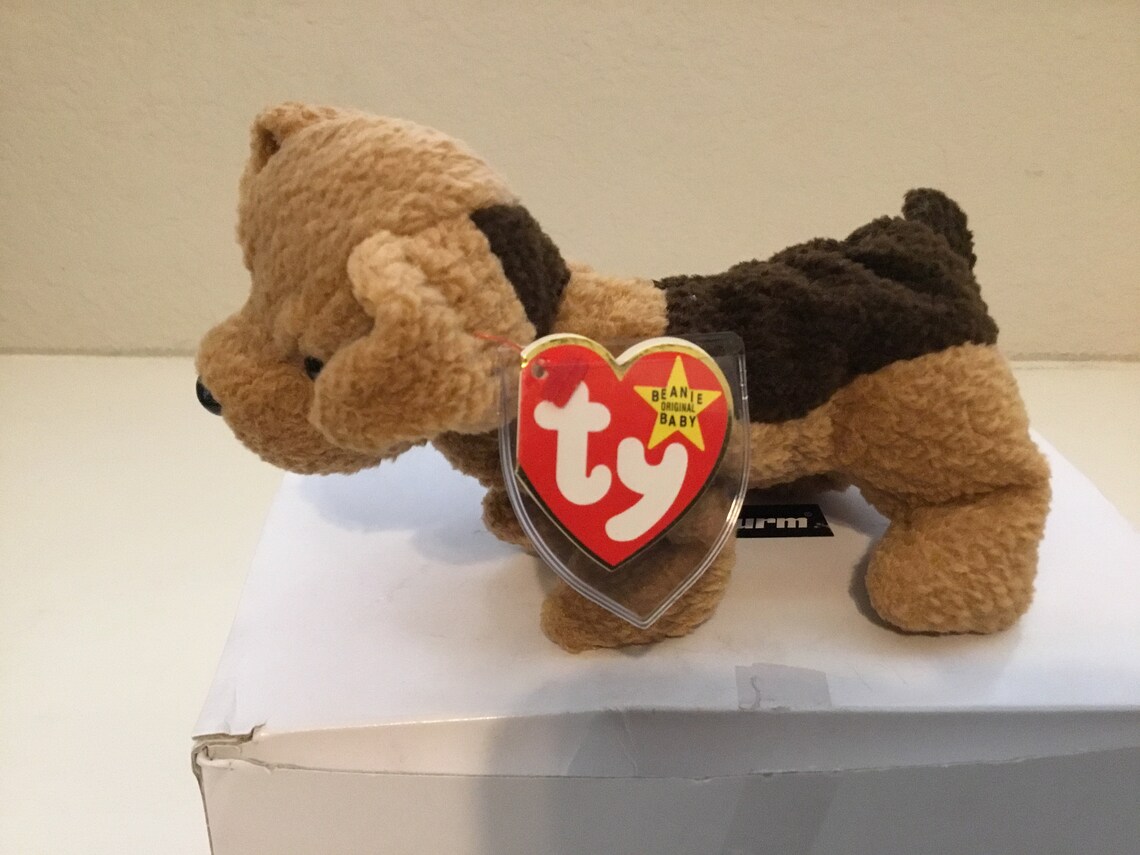 Ty Beanie Baby Tuffy the Terrier 1996 MWMT Etsy