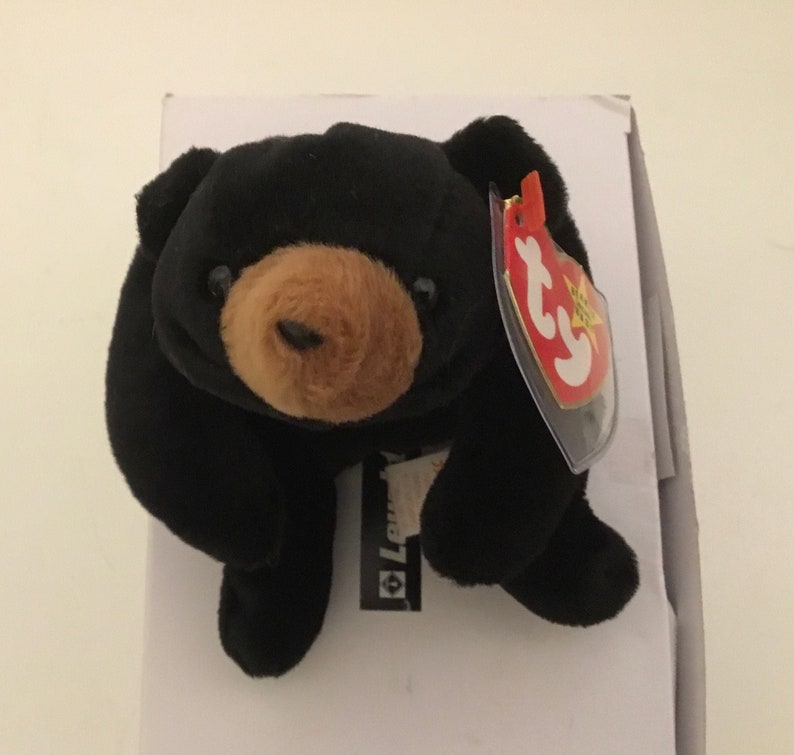Ty Beanie Baby Blackie the Bear | Etsy