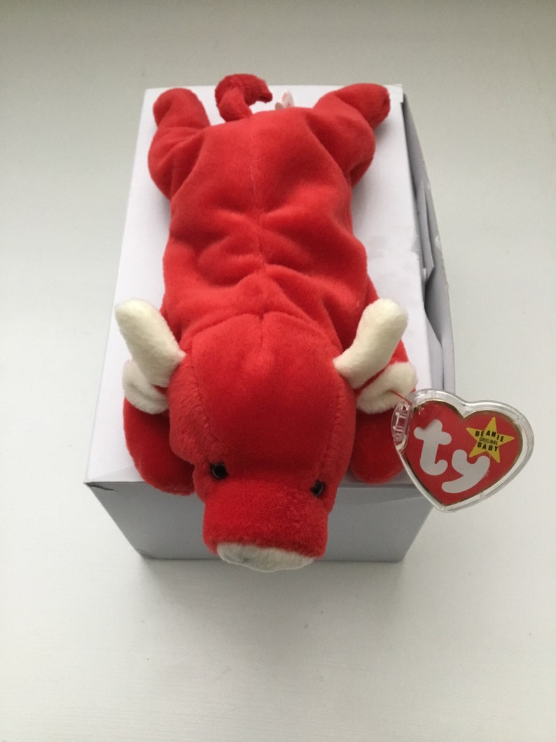 Ty Beanie Baby Tabasco the Bull Style 4002 Etsy