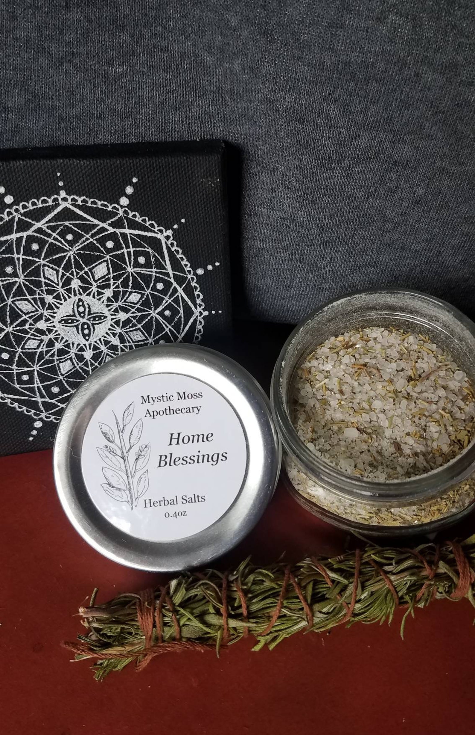 Herbal Salts Home Blessings Etsy