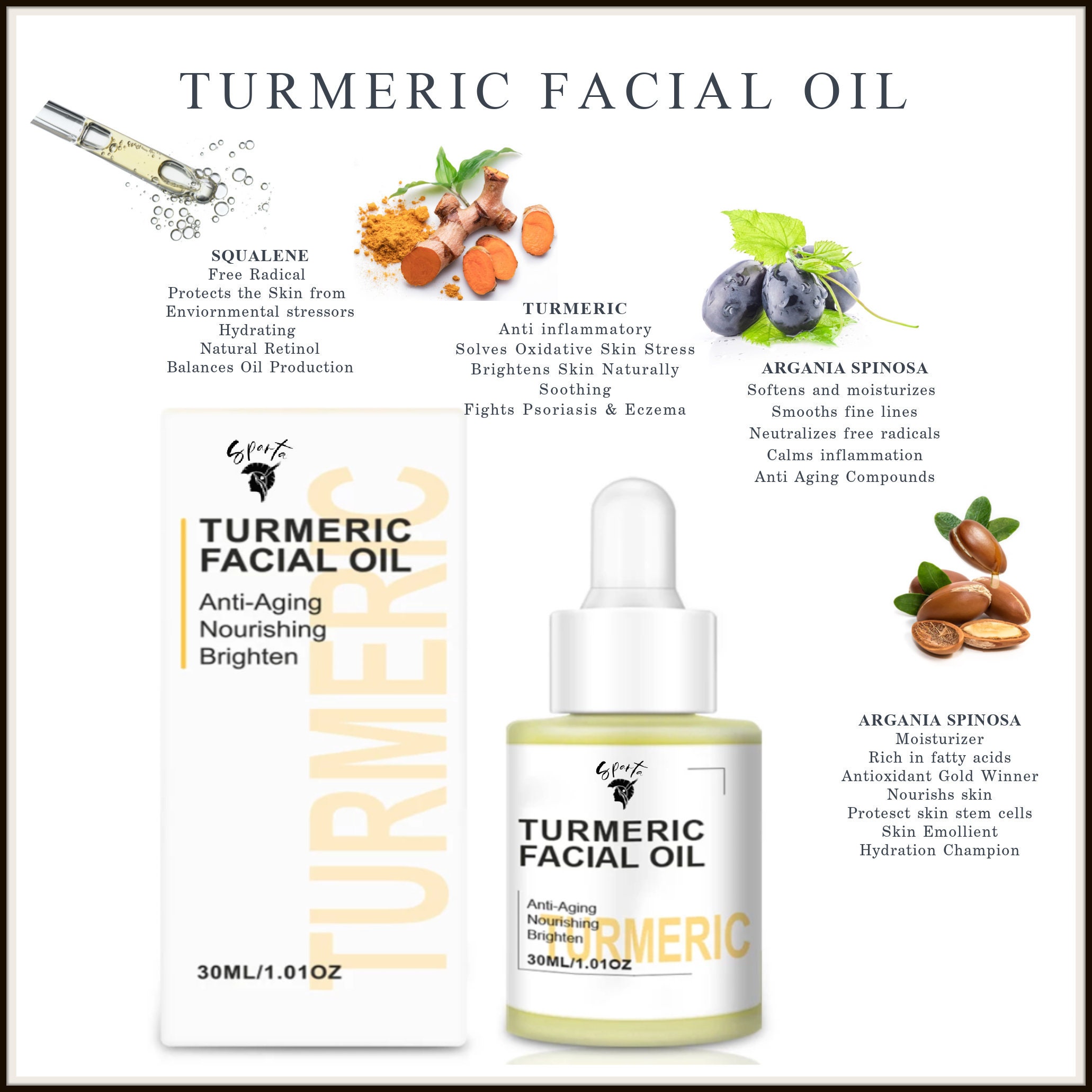 Turmeric. Face Oil. ORGANIC Oil. Natural Face Oil. VEGAN Face Etsy