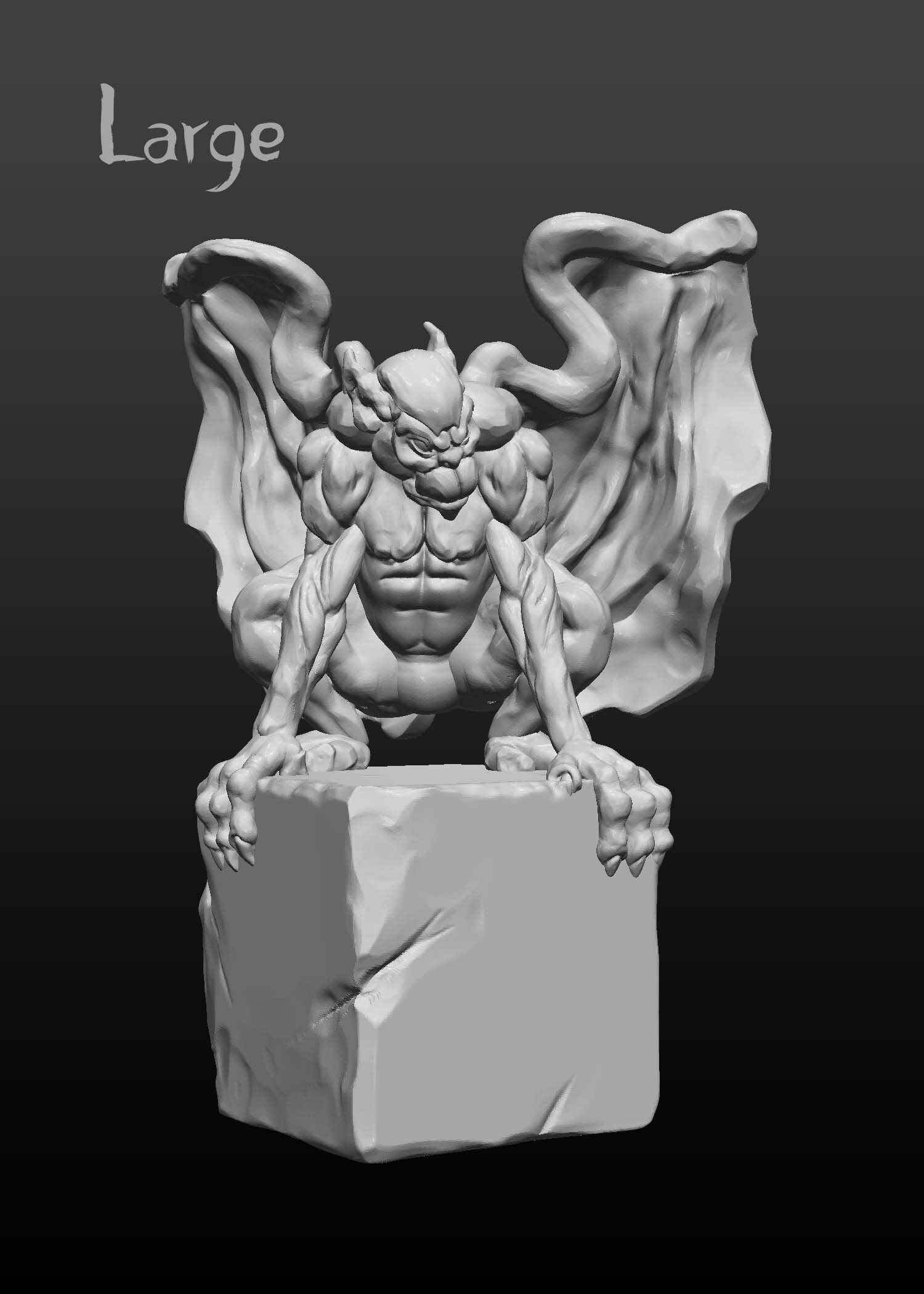 Gargoyle Statues Set of 3 Dungeons and Dragons DnD RPG Role | Etsy