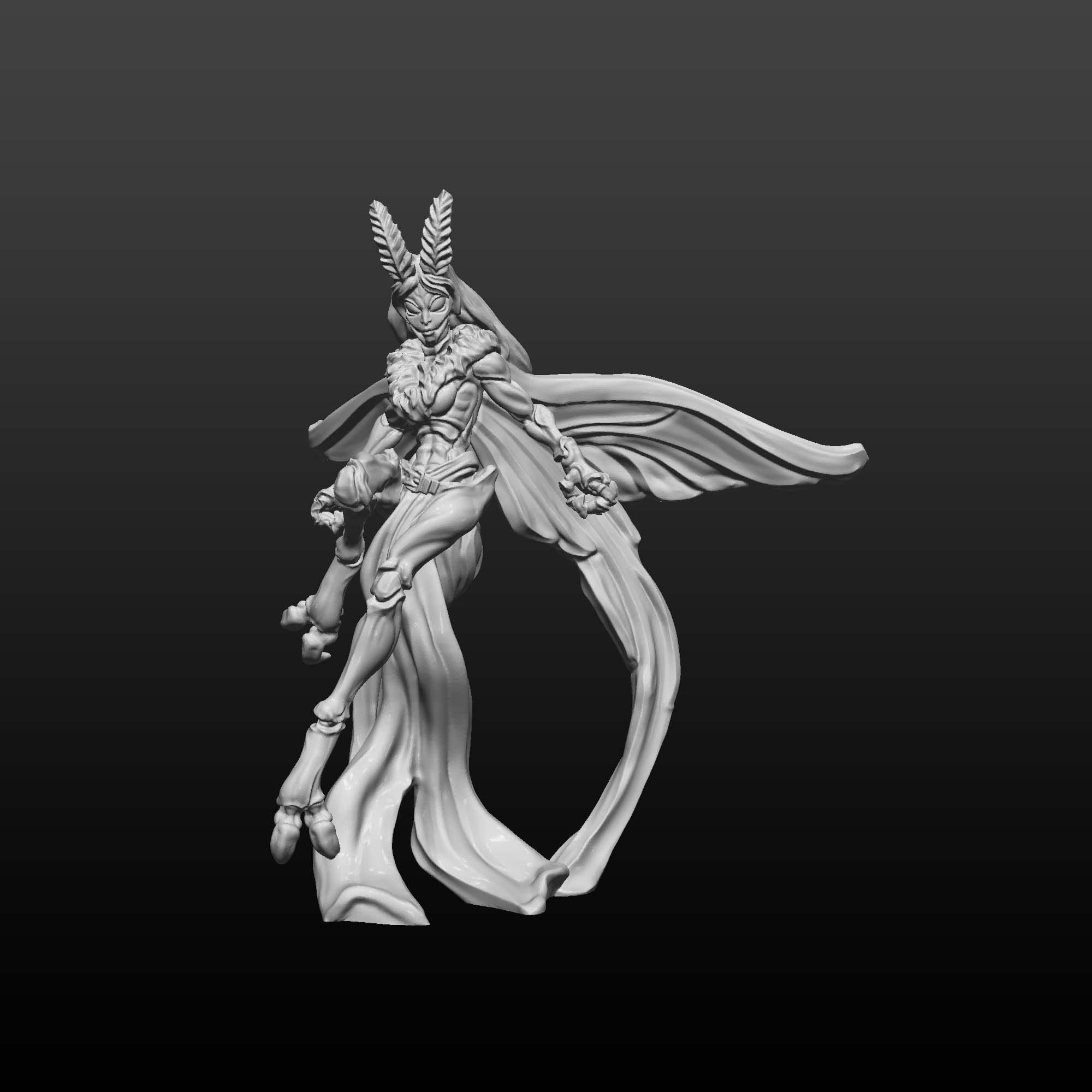 Moon Moth Knight Fey Printed Obsession Dnd RPG Role | Etsy Hong Kong