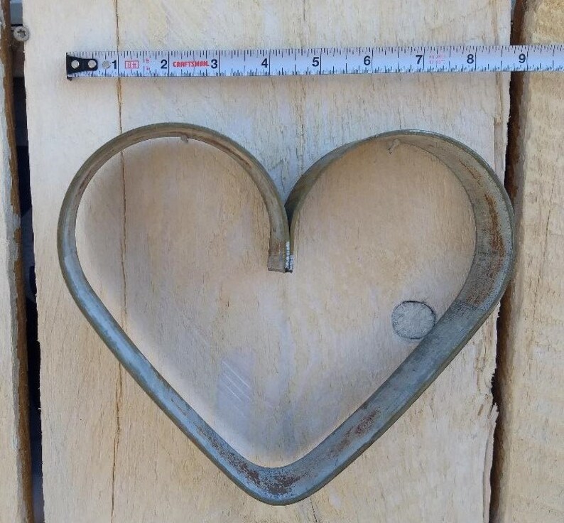 Wine Barrel Hoop Heart Pair Valentine's gift Romantic Etsy