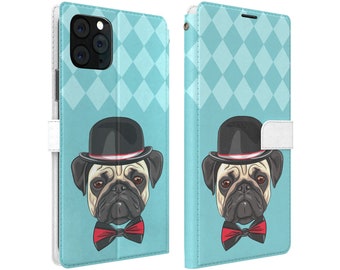 pug wallet phone case