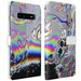 Glith liquid oil Samsung Wallet case folio case Note 10 5G Galaxy S10e abstract card holder S9 Plus magnetic snap S10 Plus hard case Note 9 